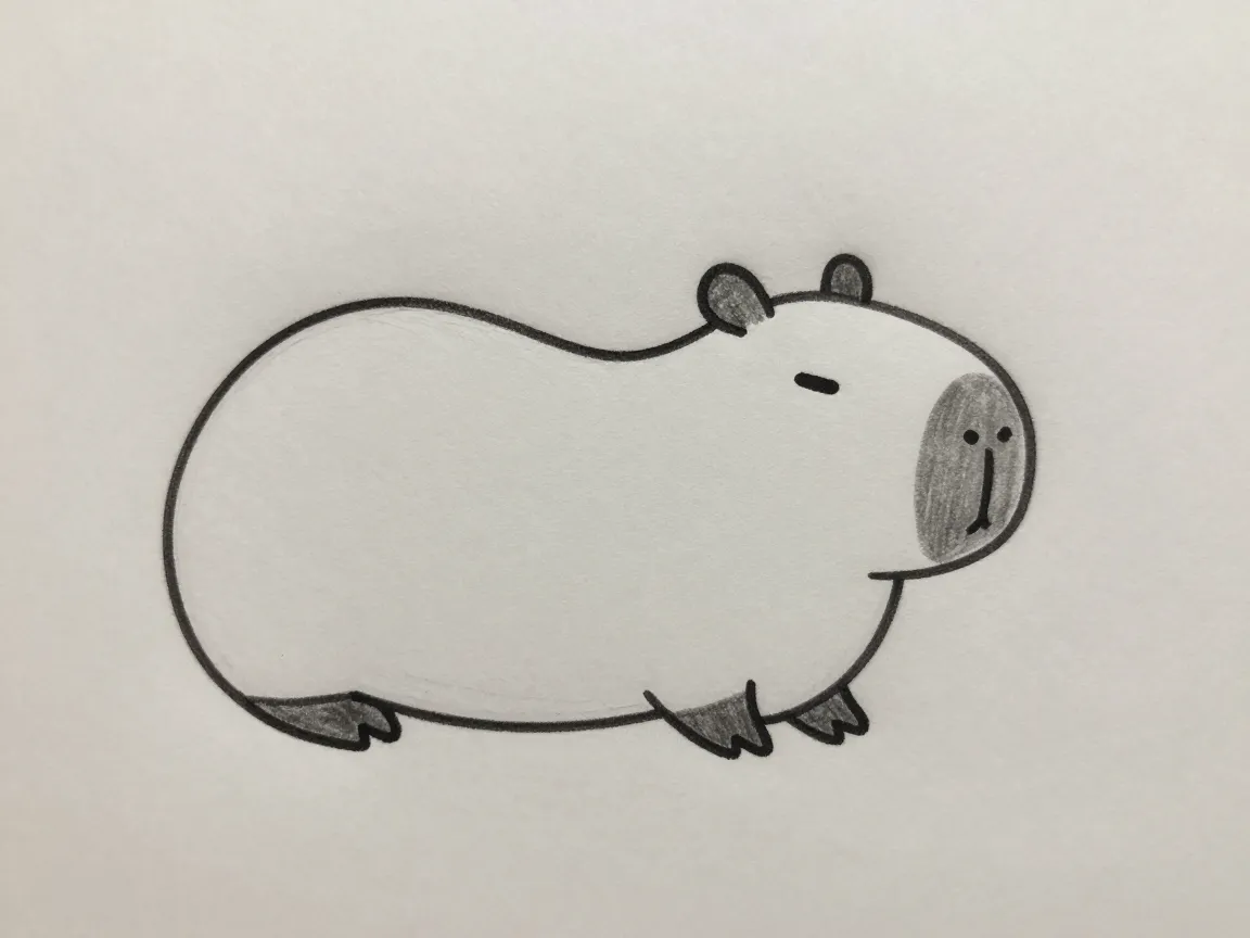 Kawaii capybara