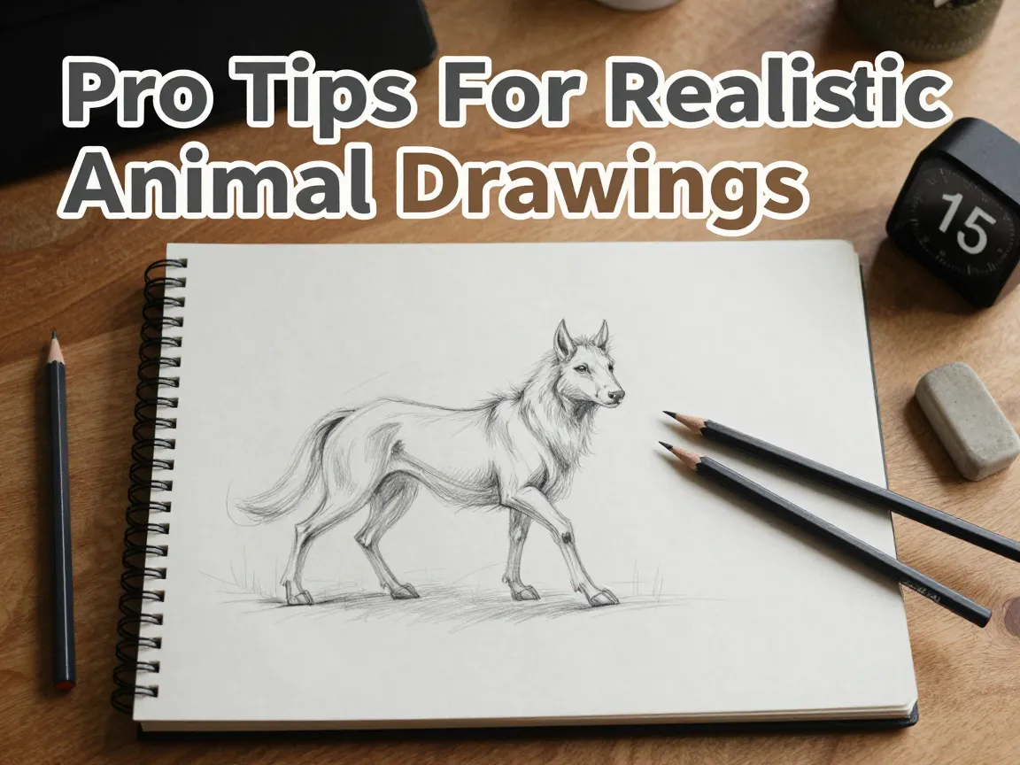 Pro tips for realistic animal drawings