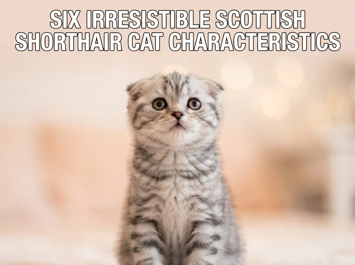 Six irresistible scottish shorthair cat characteristics