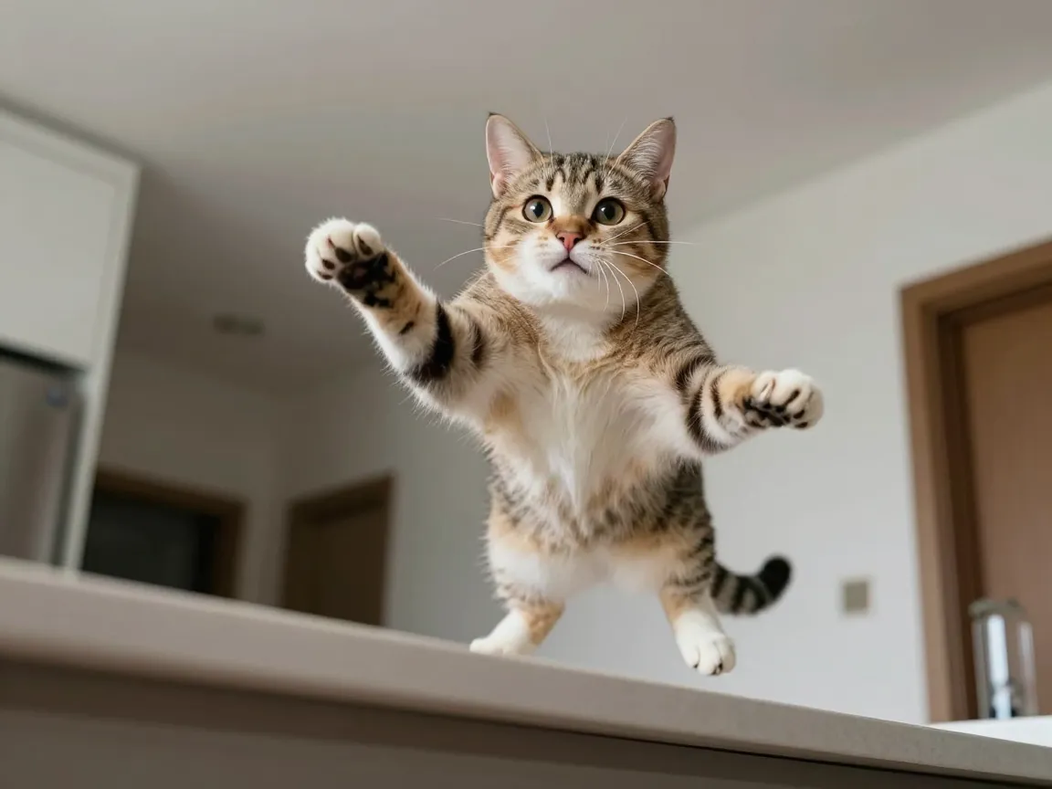 The mid jump regret face