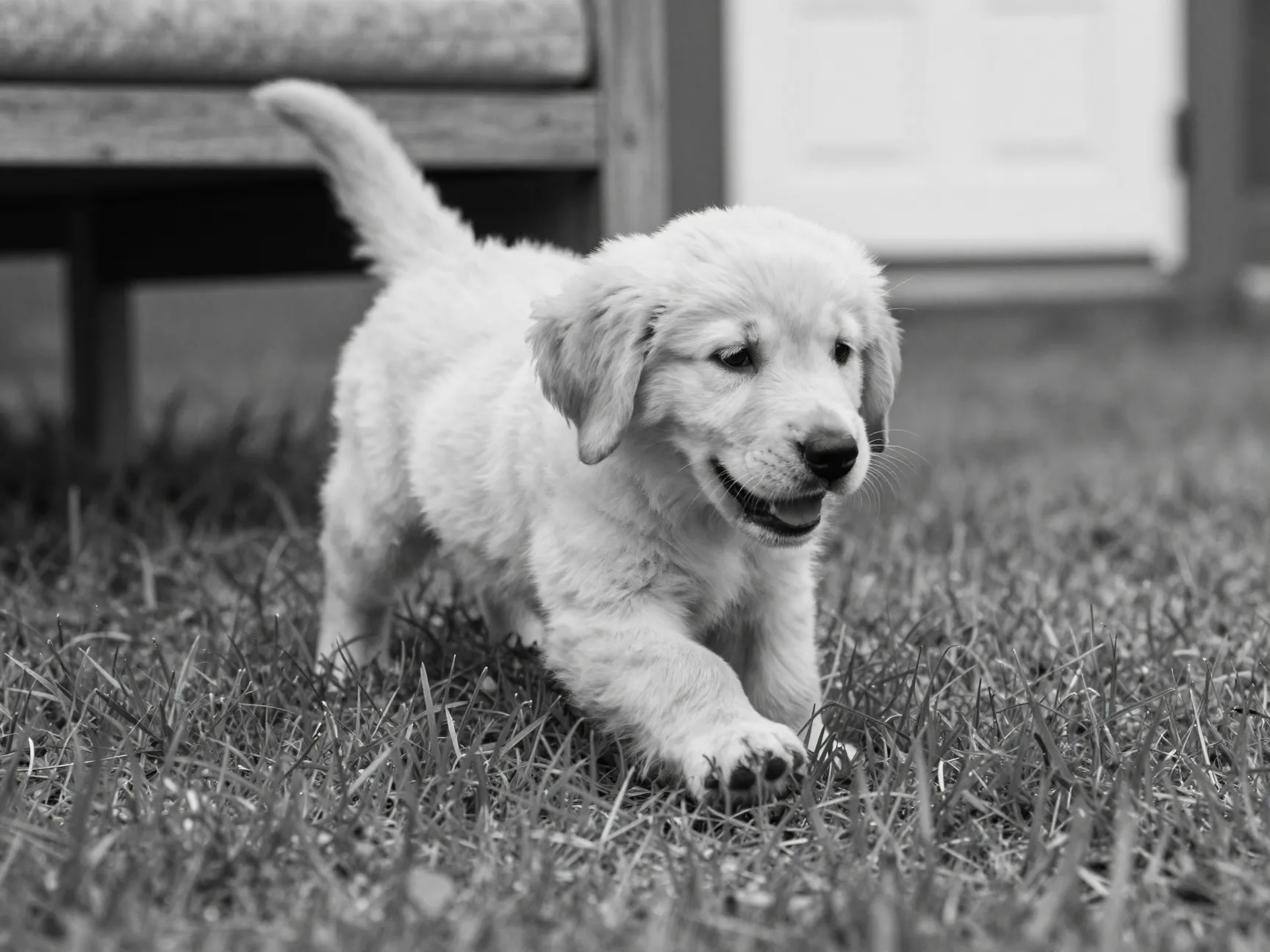 The puppy candid