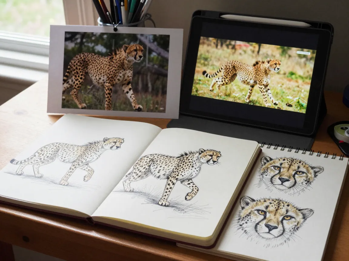 Use multiple references and real life observation