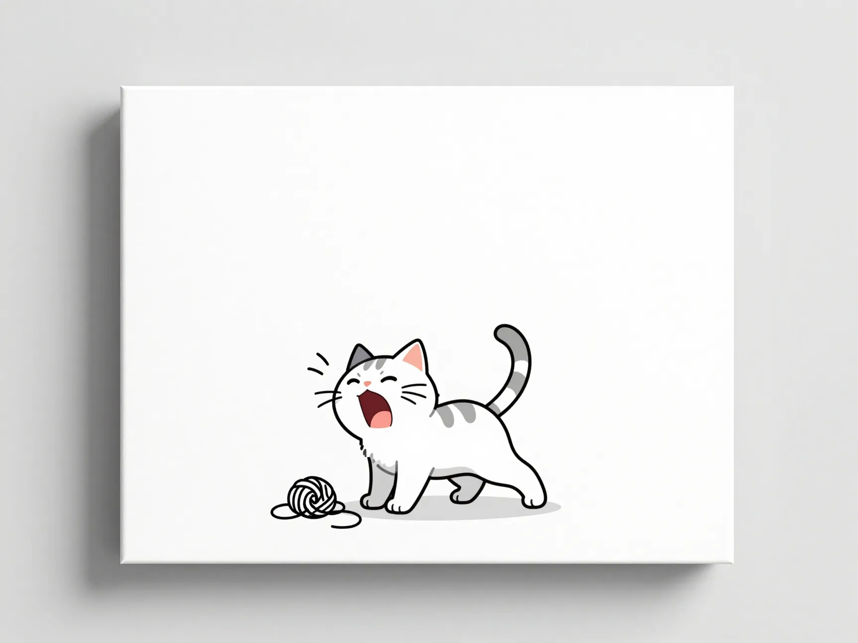 6 funny cat poses collection customizable template