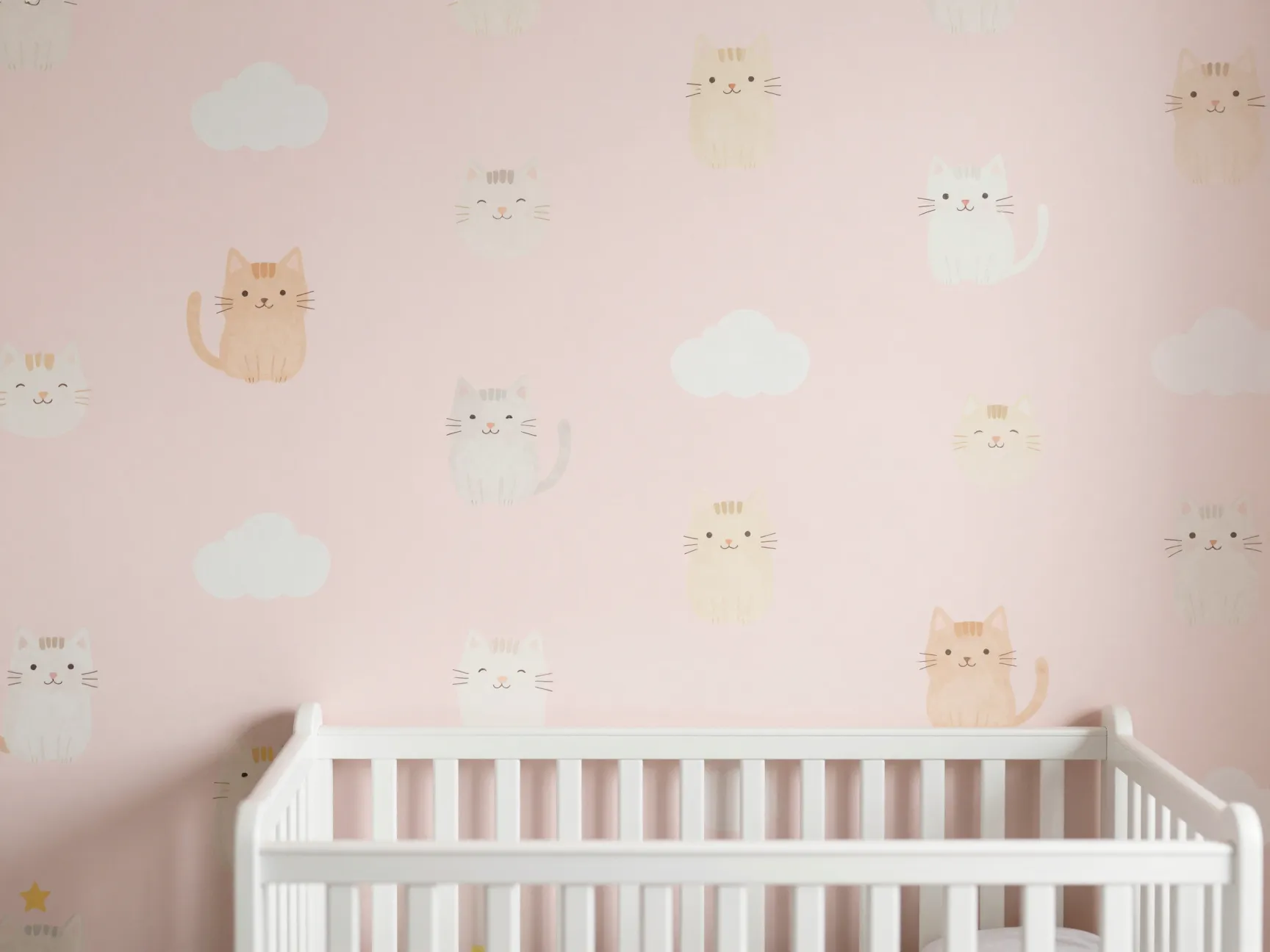 Nursery cartoon cats