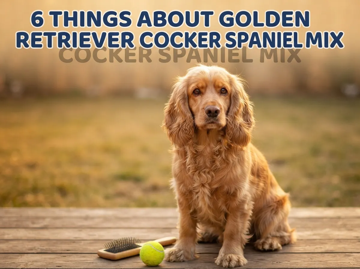6 things about golden retriever cocker spaniel mix