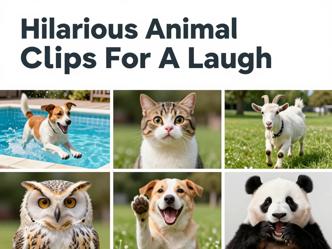 Hilarious animal clips for a laugh