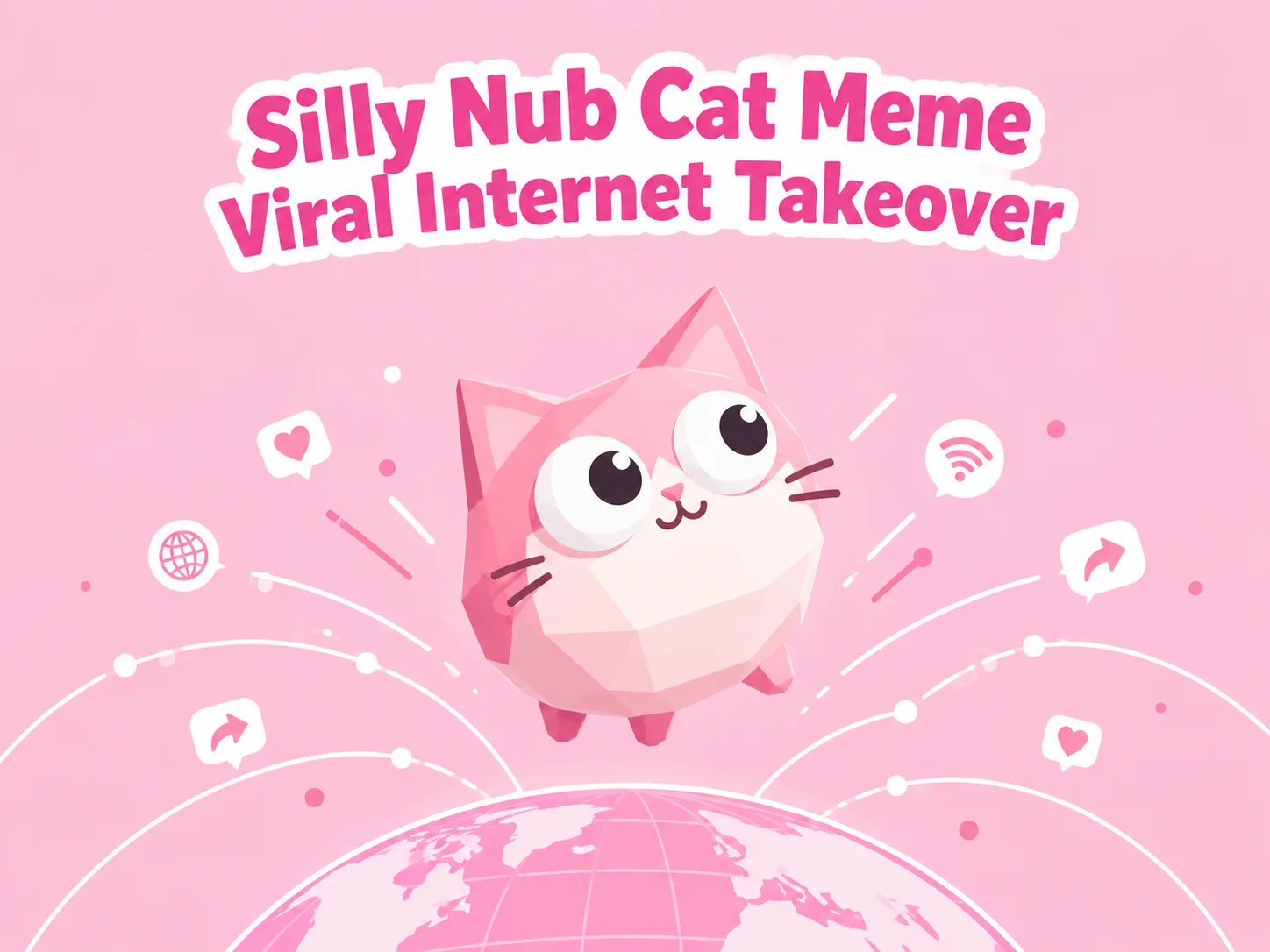 Silly nub cat meme viral internet takeover