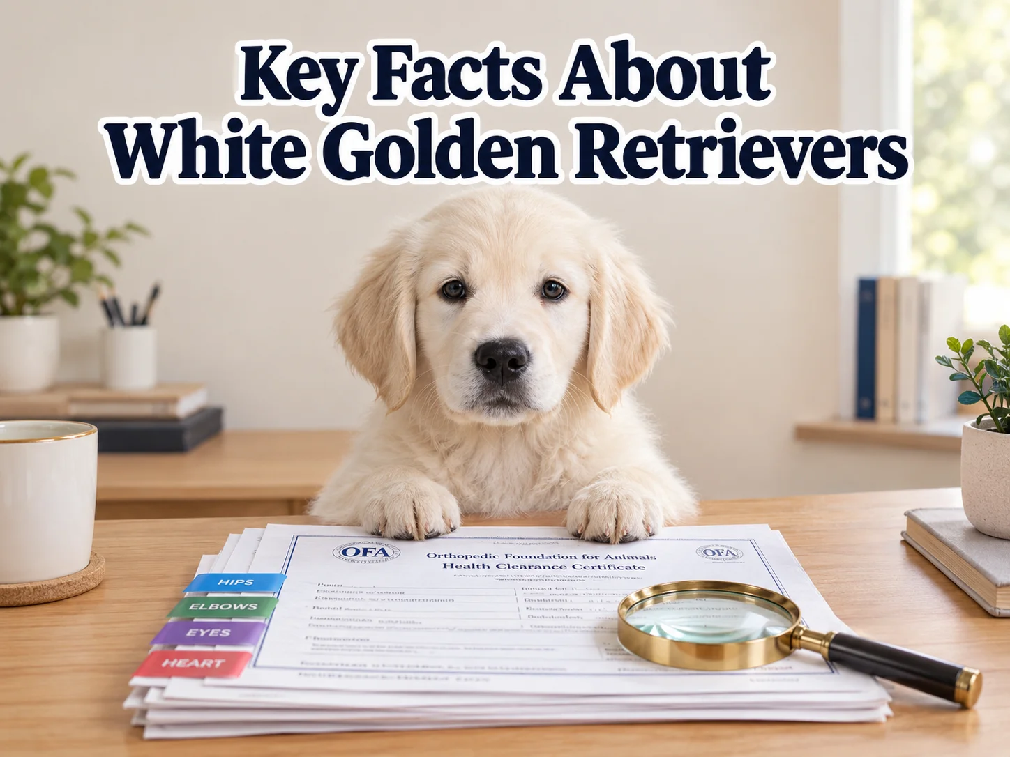 Key facts about white golden retrievers
