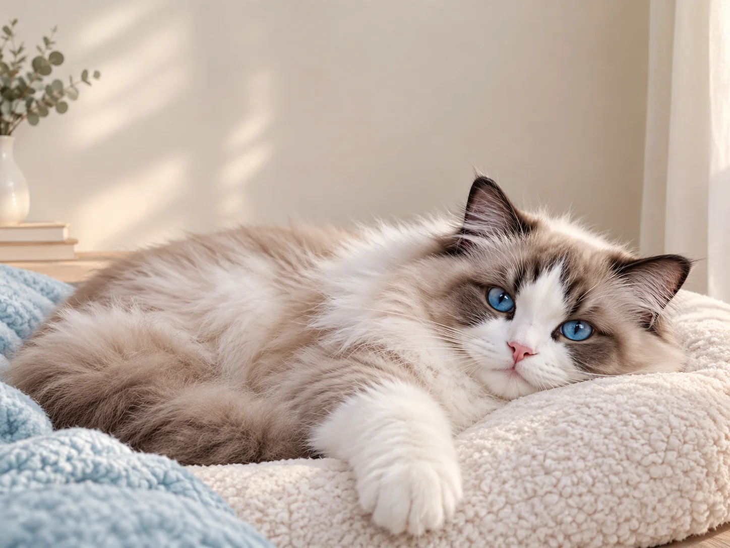 Six ragdoll cat wallpaper styles guide