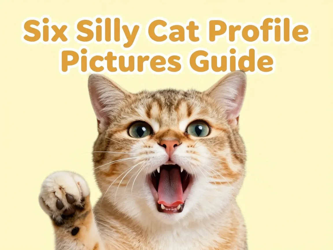 Six silly cat profile pictures guide