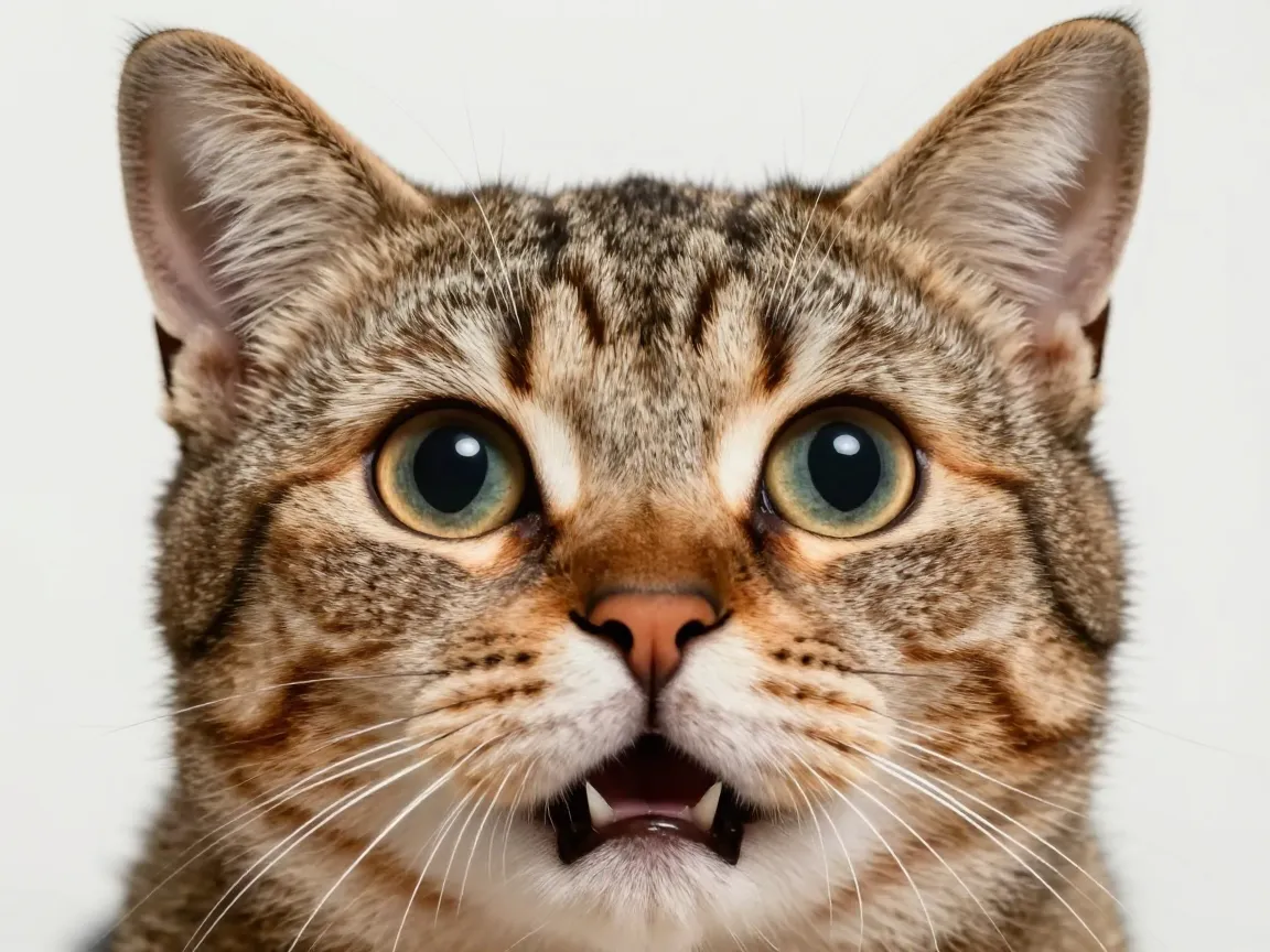 1 wide eyed shock face cats