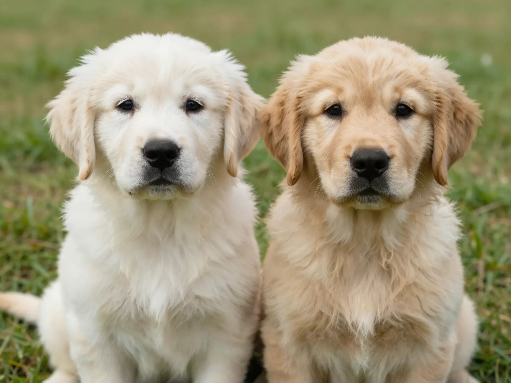 White golden retrievers are not a separate breed