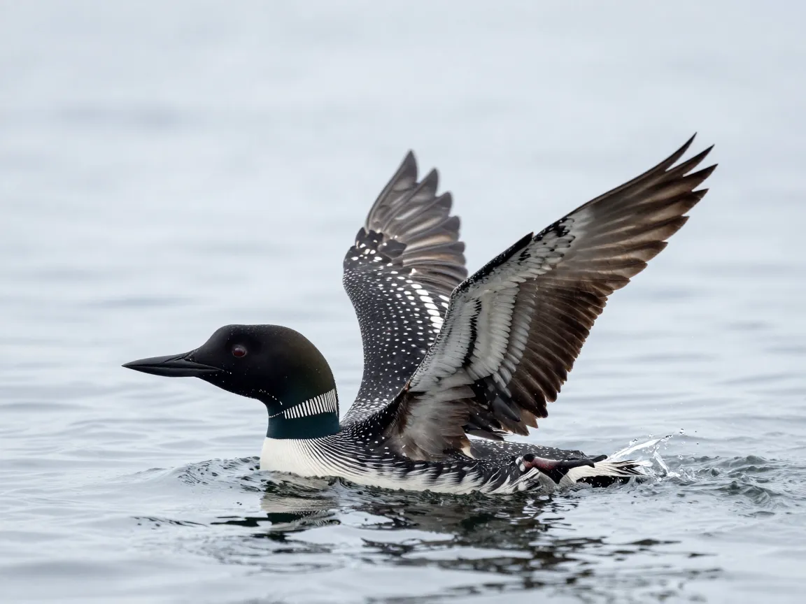 The crash landing loon