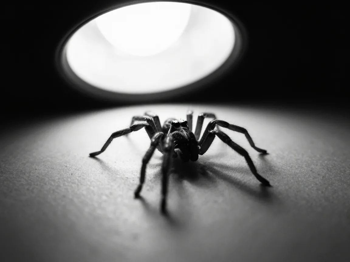 The giant spider that was actually tiny