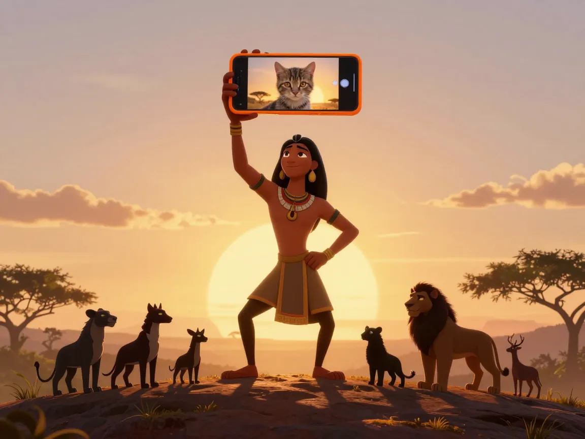 The rafiki baby presentation reveal meme