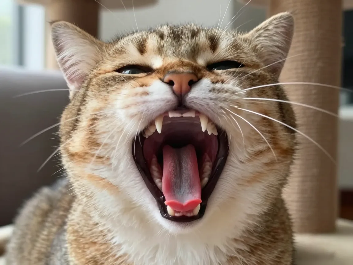 The caught mid yawn snapshot