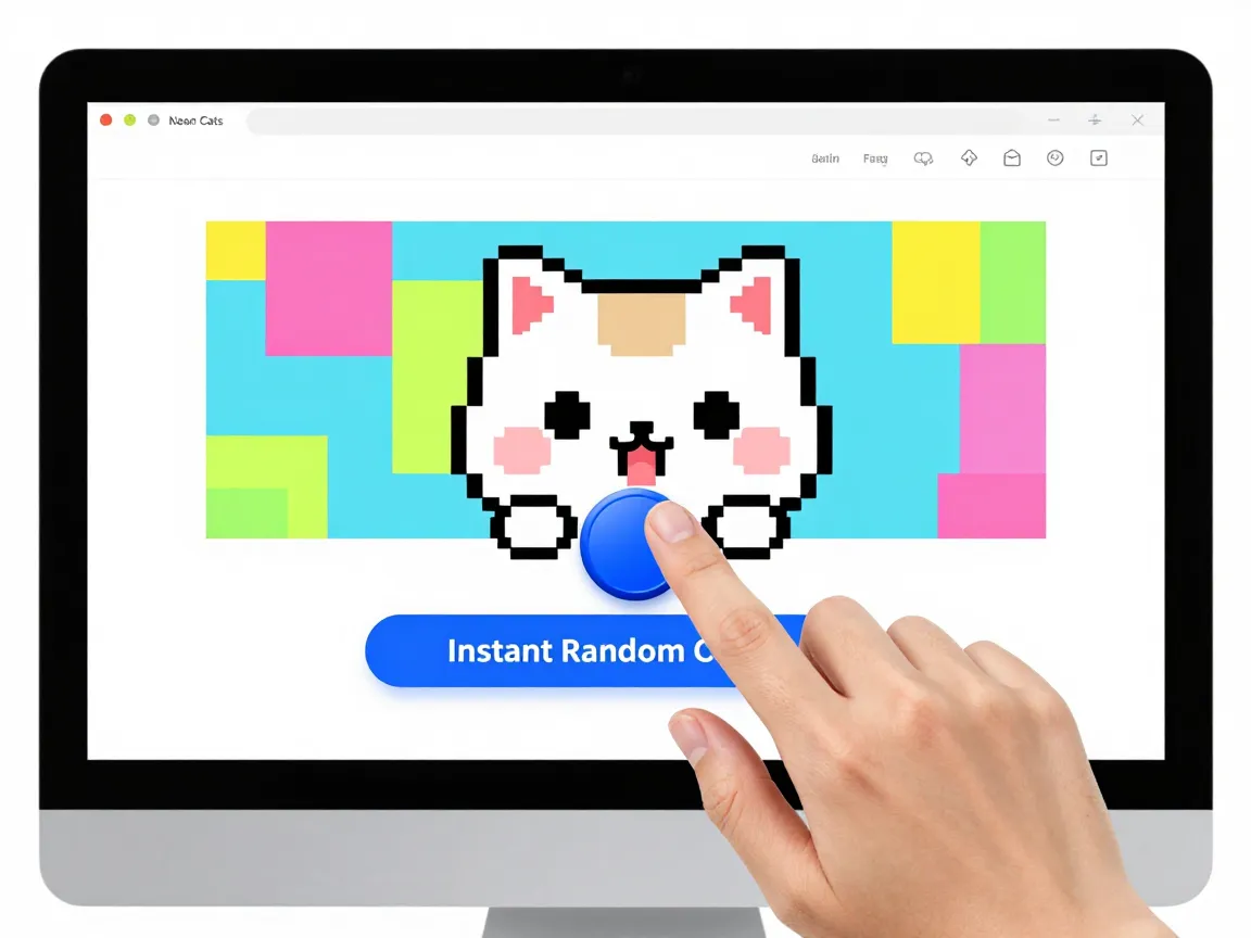 Pixel cat avatar maker by squarefaces