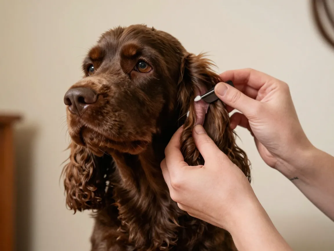 Health conditions to monitor in a full grown chocolate cocker spaniel