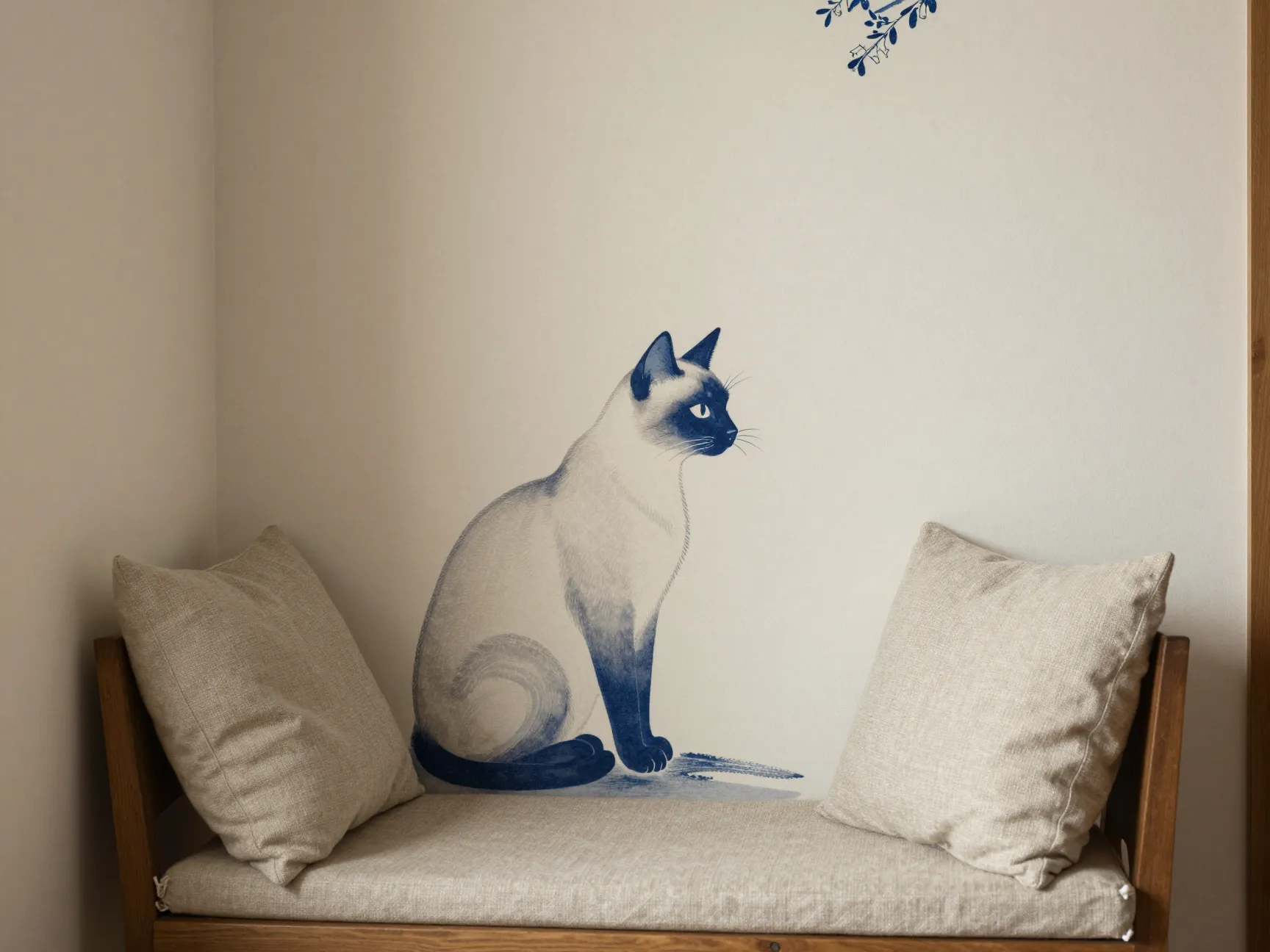 Japanese inspired streamlined siamese motifs