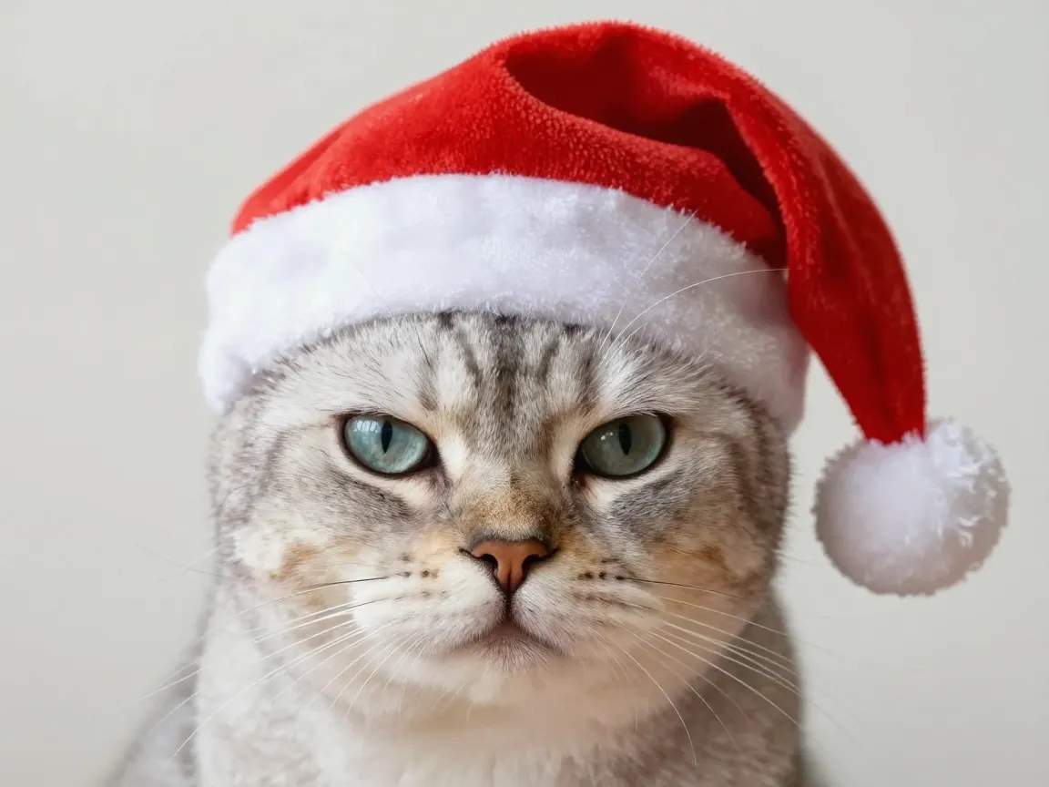 The santa paws portrait