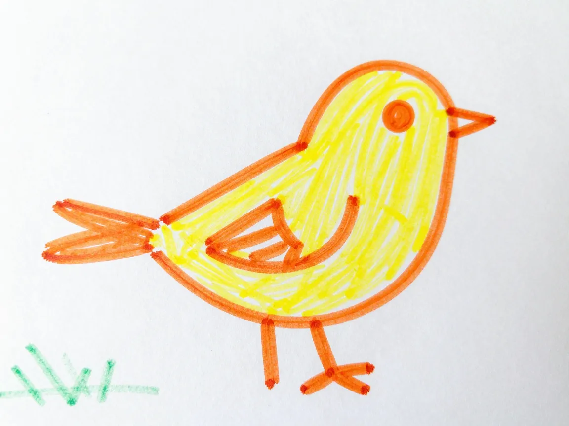 2 candy cane line bird