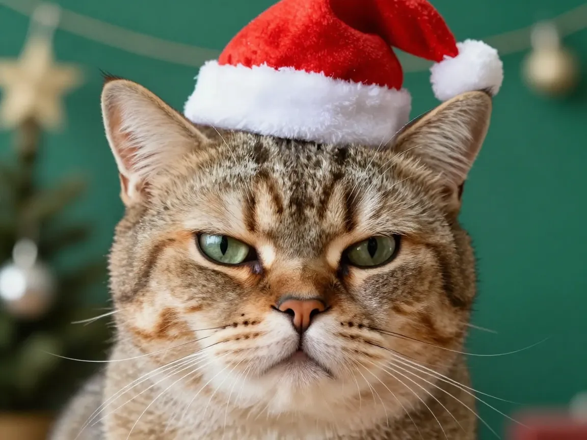 The grumpy grinch cat pfp