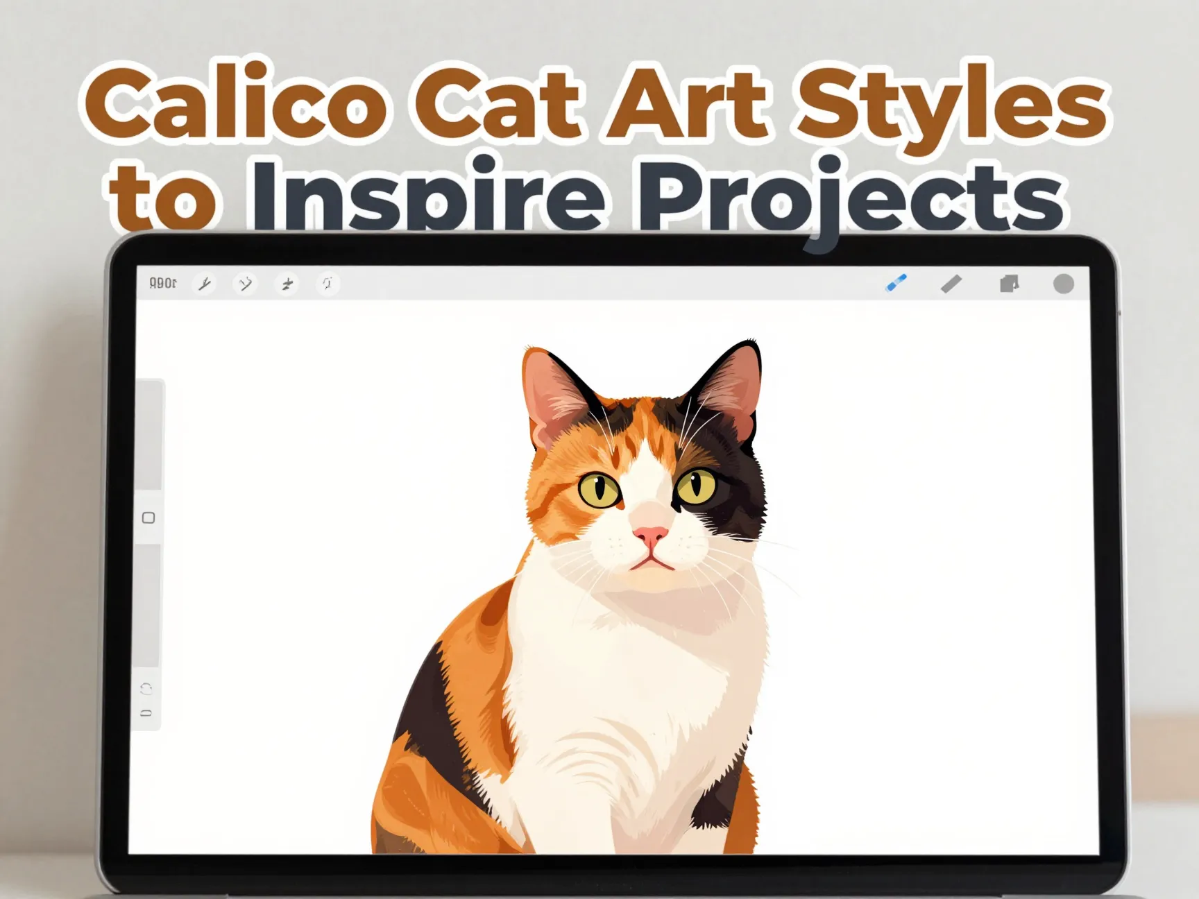 Calico cat art styles to inspire projects