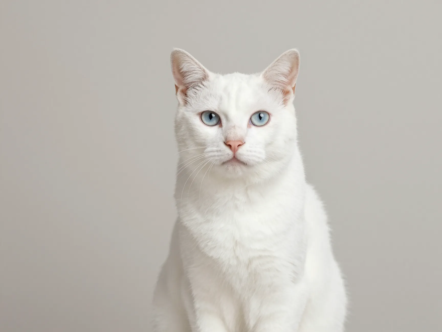Minimalist studio portrait style