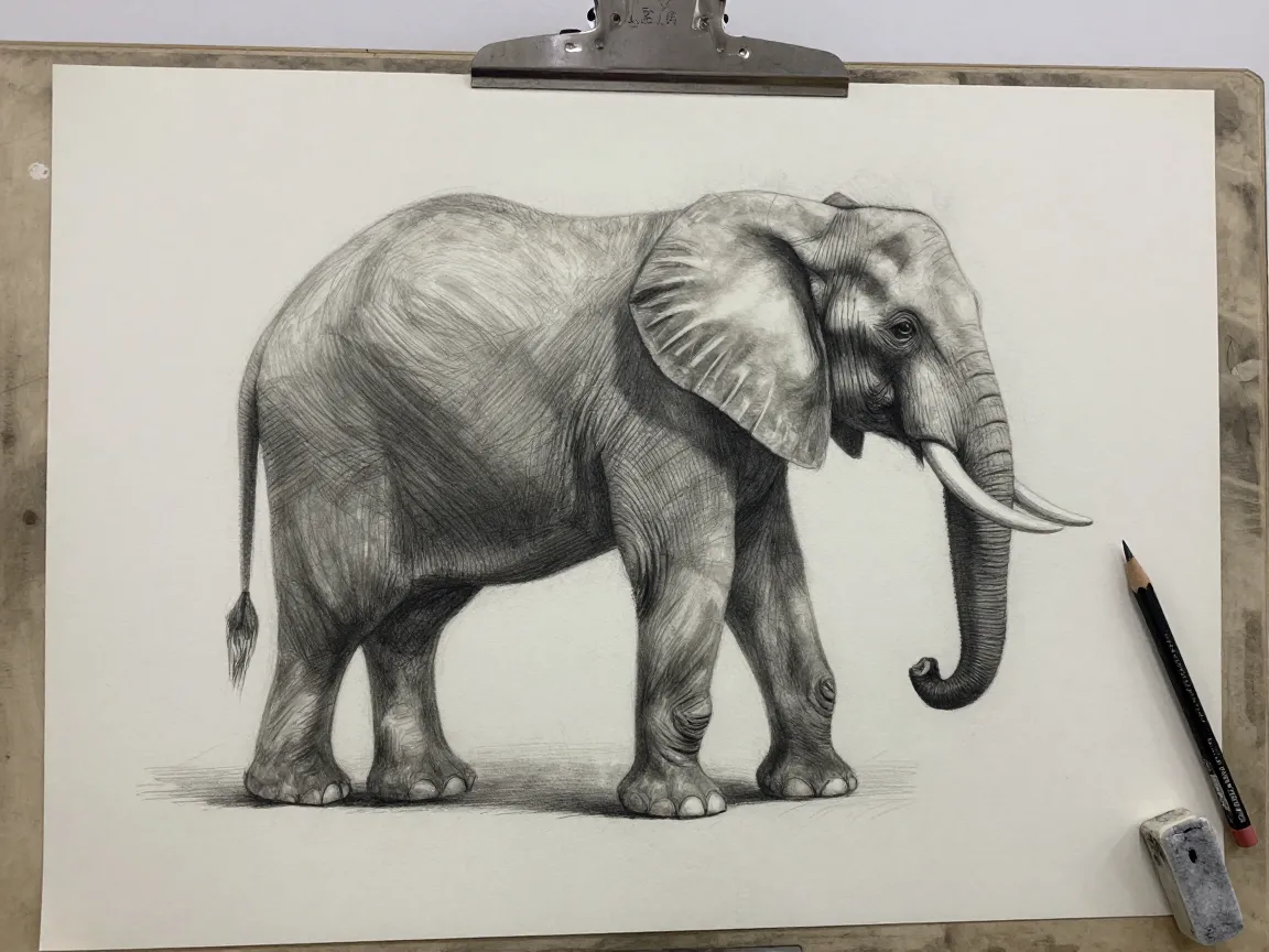 Skyrye designs realistic shape based elephant