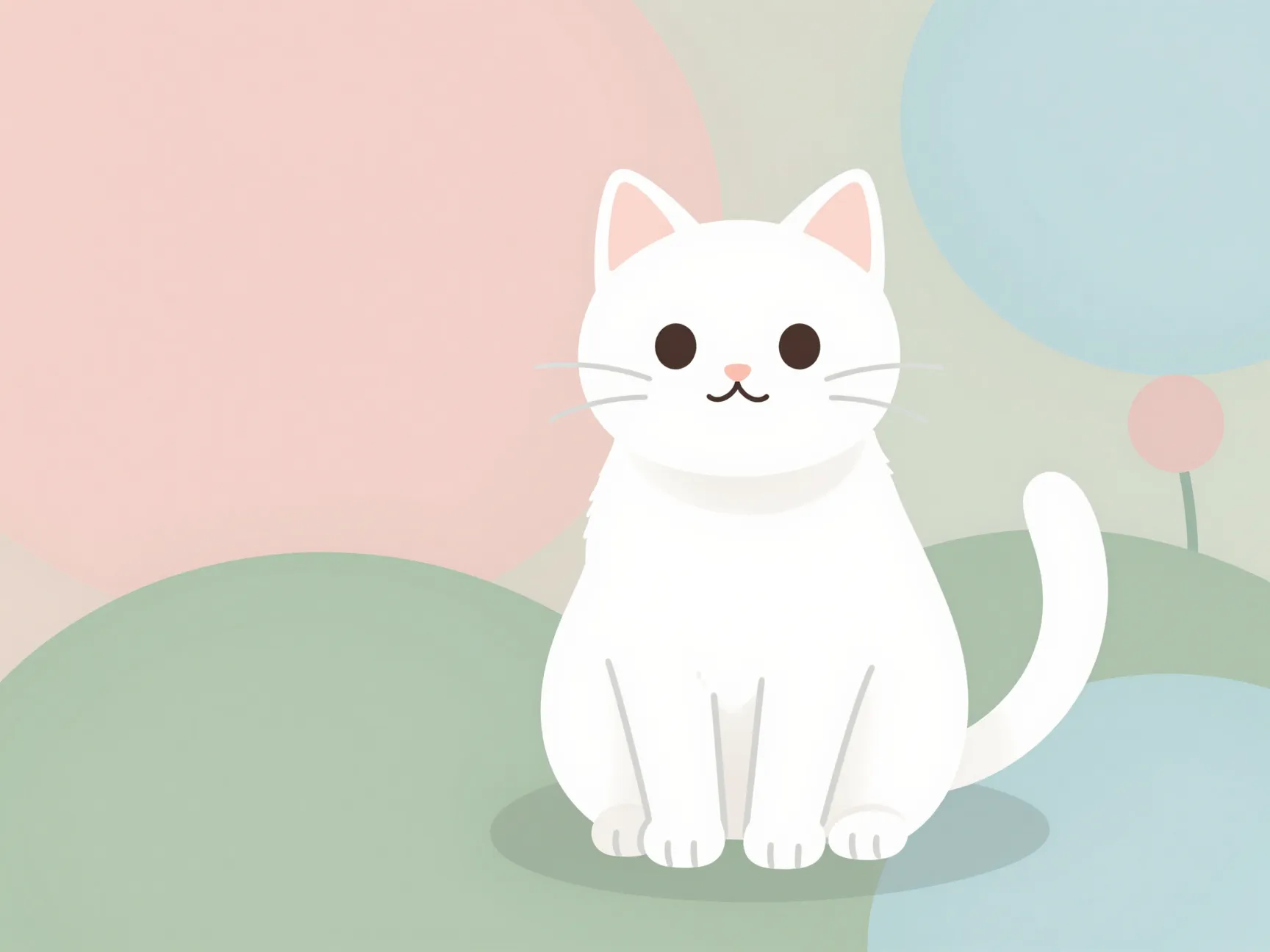 Soft pastel illustration style