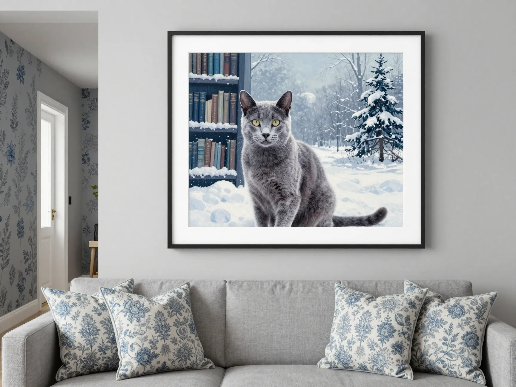 Bring in breed specific art and textiles