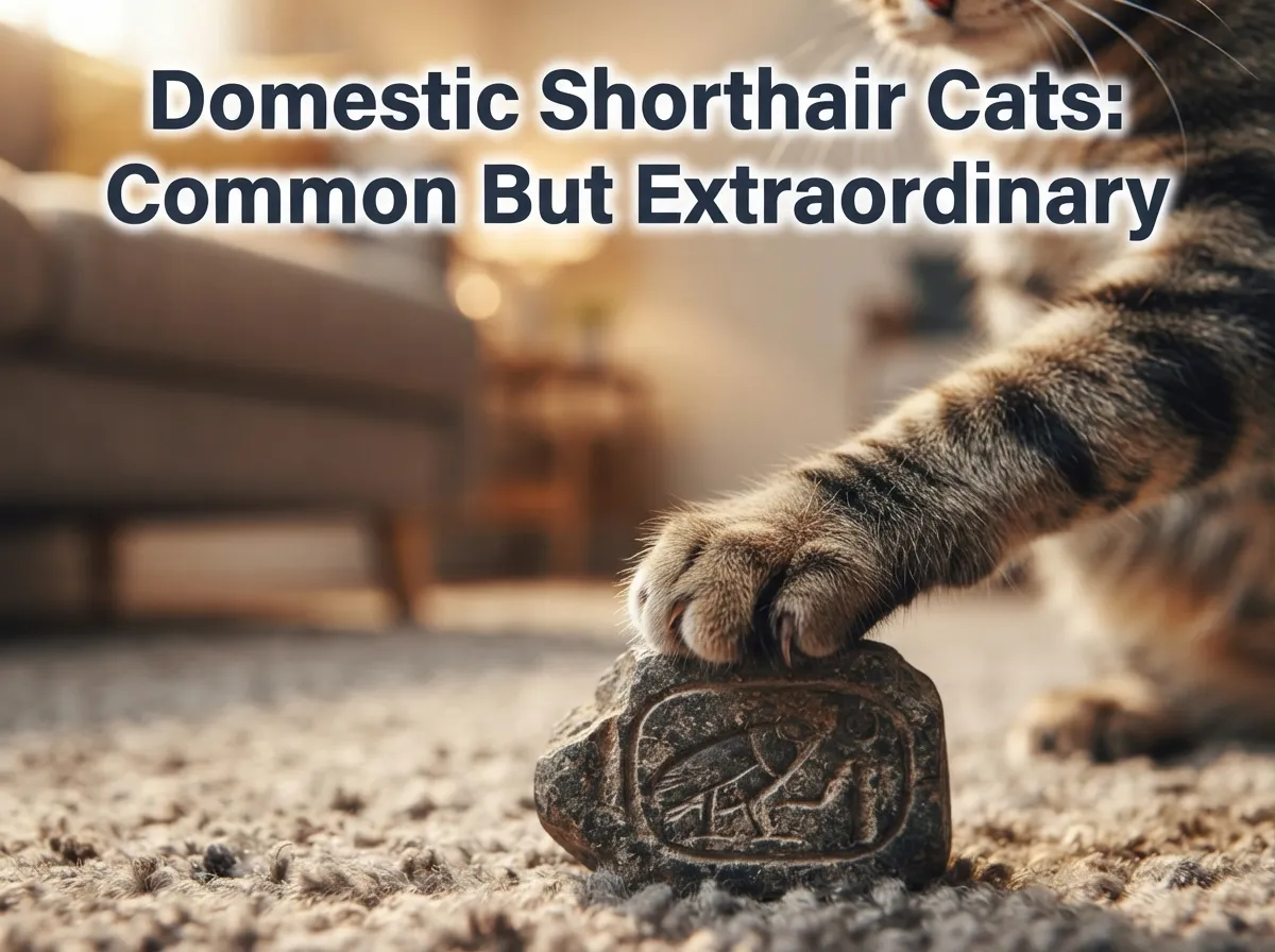 Domestic shorthair cats common but extraordinary