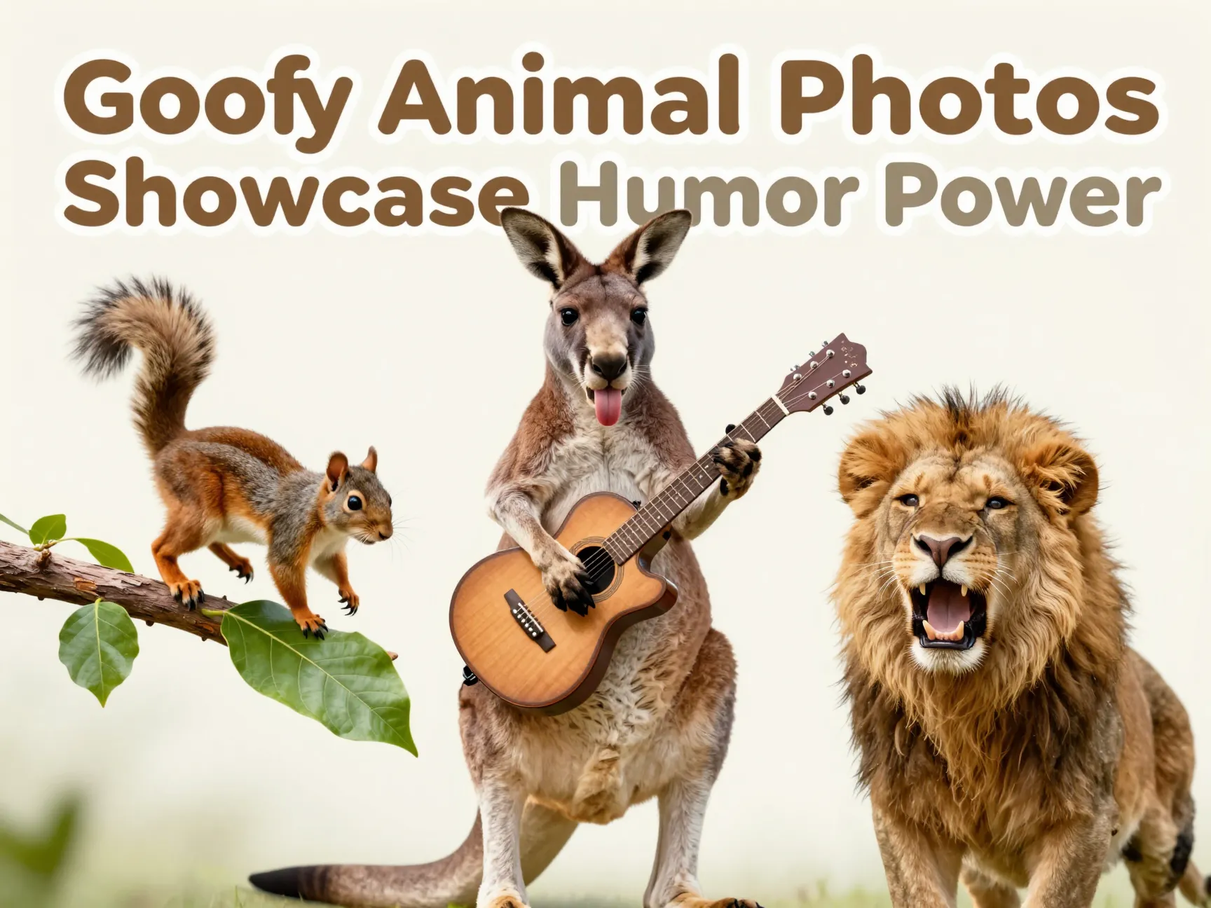 Goofy animal photos showcase humor power