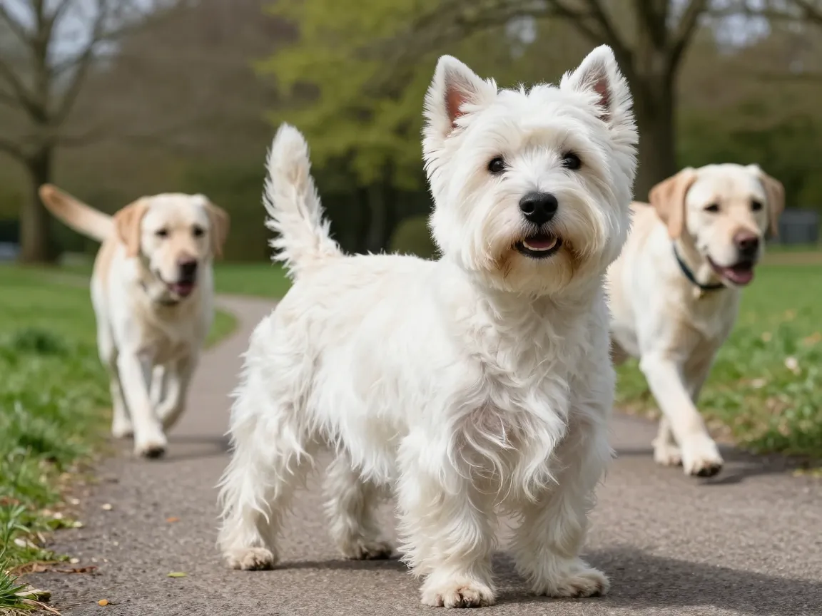 Westies carry themselves like much bigger dogs