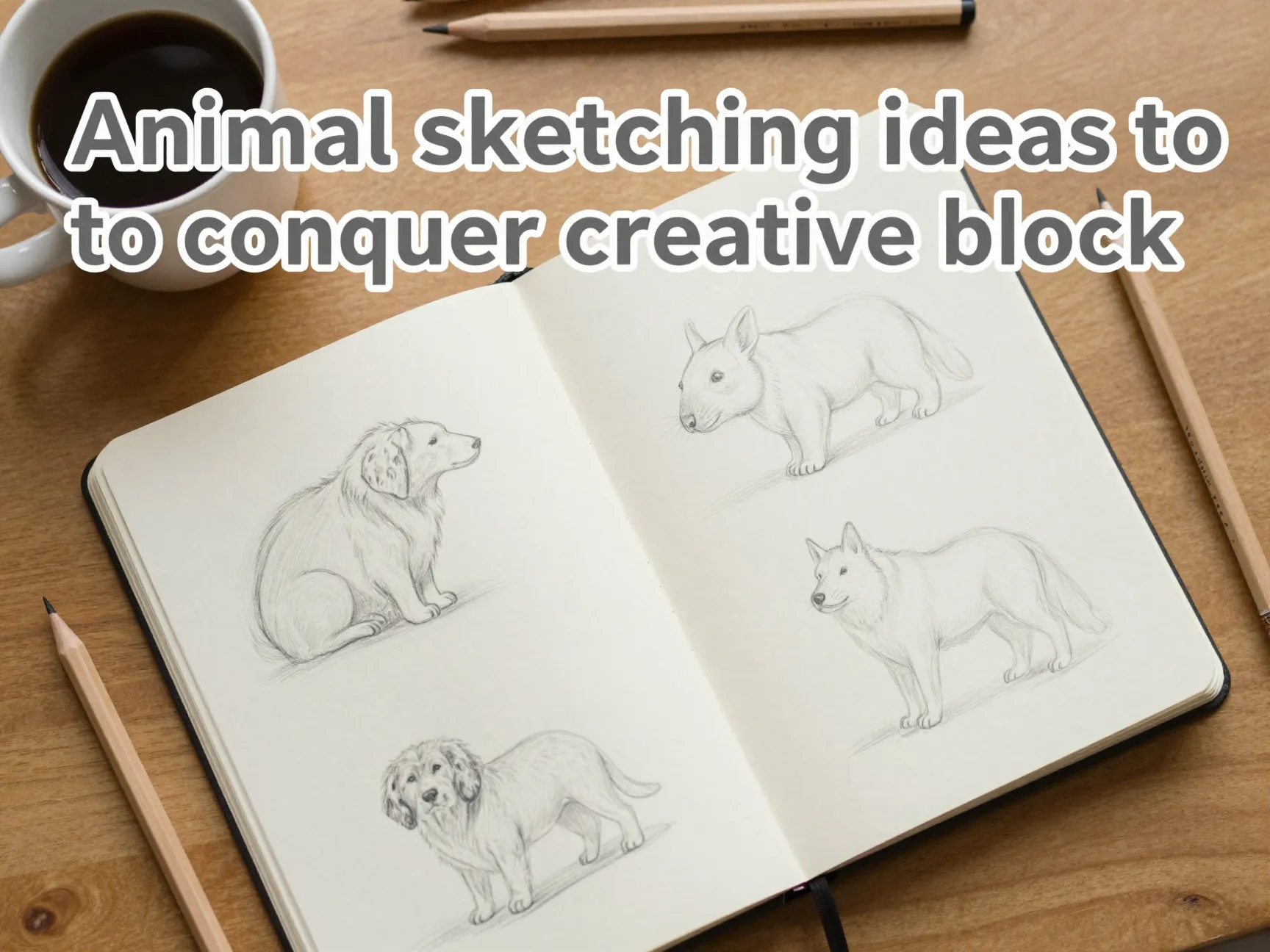 Animal sketching ideas to conquer creative block