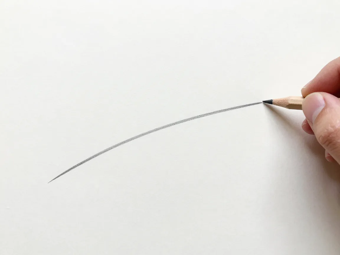 Start with a gesture line not an outline