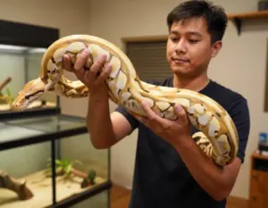 Read more about the article 6 Pros and Cons of Owning an Albino Burmese Python Snake