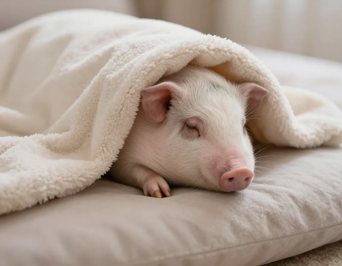Read more about the article 6 Cozy Photos of Mini Pigs and a Blanket That Will Melt Your Heart