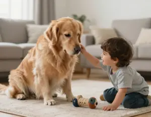 Read more about the article 7 Golden Reasons Why A Golden Retriever Dog Makes The Perfect Family Pet