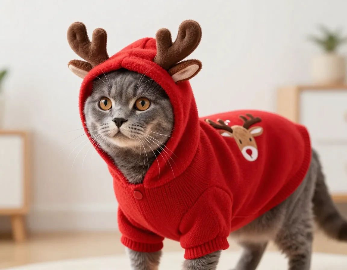 Read more about the article 8 Festive Christmas Sweaters for Cats That Will Steal the Show