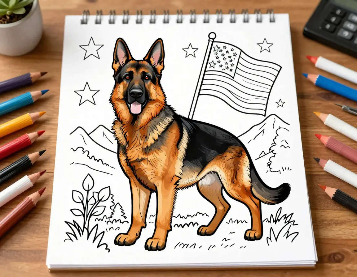 Read more about the article 8 Free Printable Dog Pictures to Color for a Paws-itively Relaxing Time