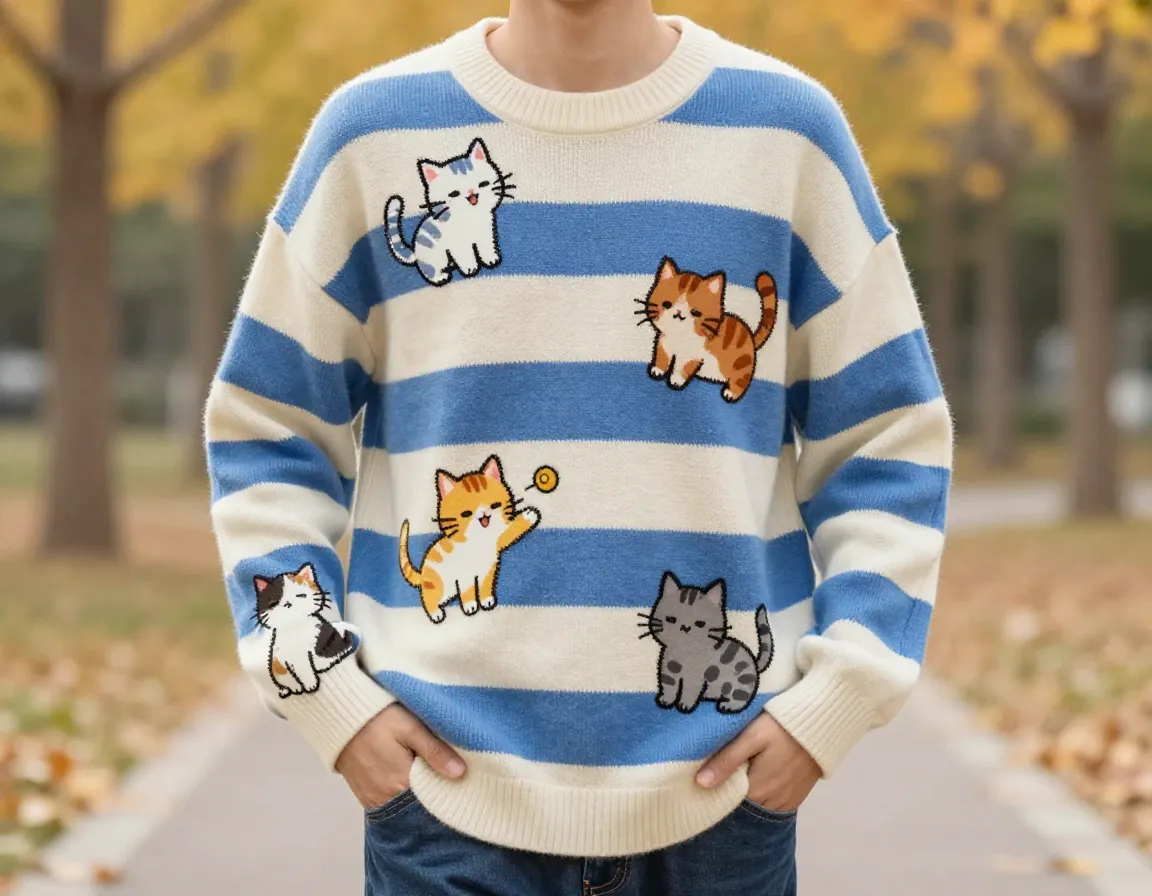 Read more about the article 8 Sweater With Cat Designs Every Cat-Loving Human Needs This Winter