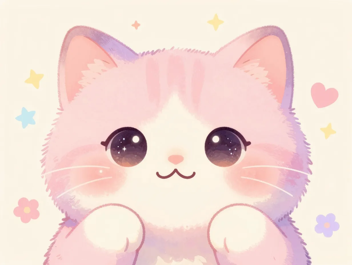 Read more about the article 9 Adorably Cute Pink Cat Wallpaper Designs for Your Phone