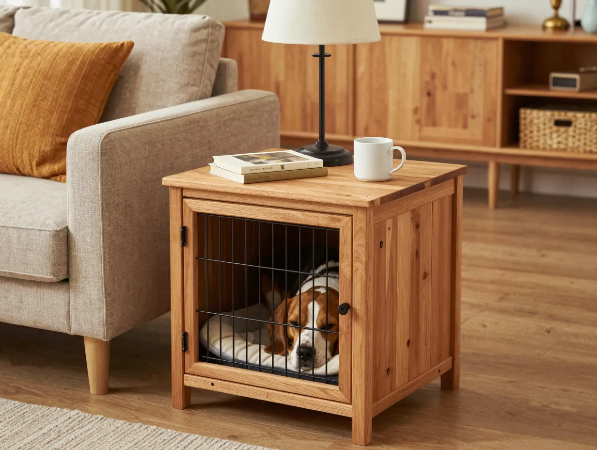 Read more about the article 9 Aesthetic Dog Crate Ideas That Look More Like Furniture
