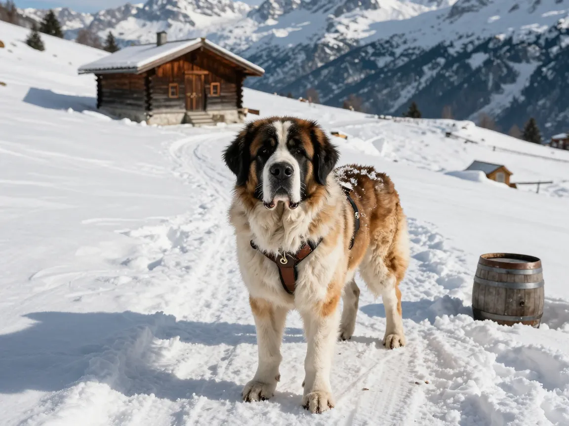 Read more about the article Saint Bernard Dog Aesthetic Themes For Gentle Giant Enthusiasts