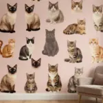 Pink Cat Pattern Wallpaper Designs For A Sweet Aesthetic