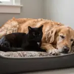 Heartwarming Stories Of A Black Cat And Golden Retriever Friendship