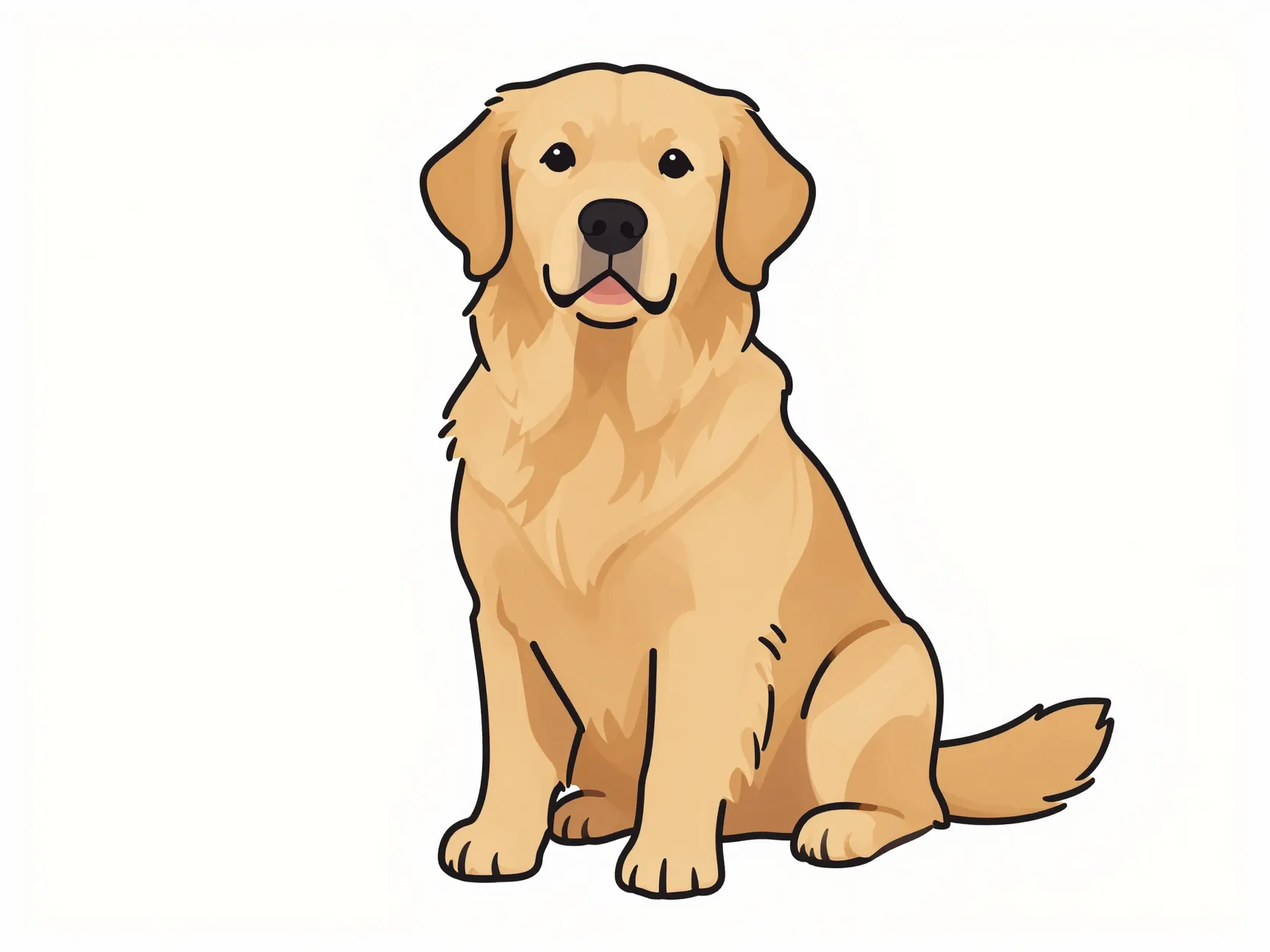 Read more about the article Easy Golden Retriever Doodle Drawing Tutorials For Beginners