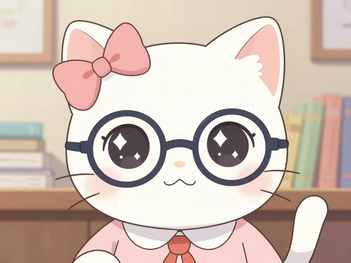 Read more about the article White Cat With Glasses Pfp Ideas For A Scholarly Vibe