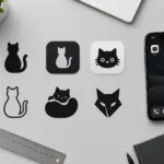 Black Cat Icon Designs For A Bold And Minimalist Profile